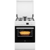 Electrolux gaasipliit LKK660225W , 60 cm, 4 x gaas, elektriahi, aurupuhastus, valge