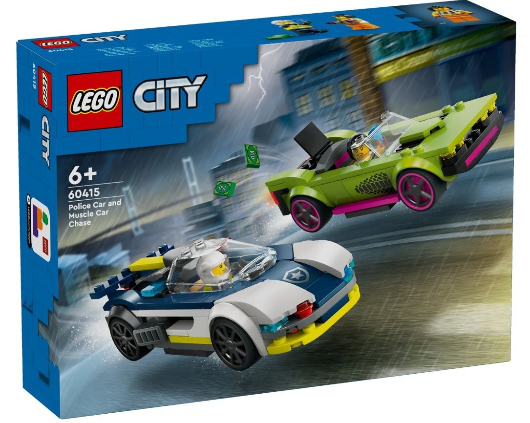 LEGO klotsid City Police Car and Muscle Car Chase (60415)
