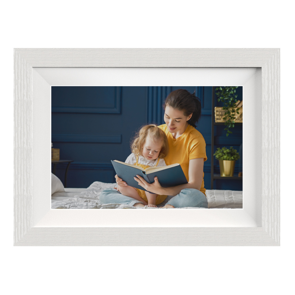 Braun digitaalne pildiraam pruun DigiFrame 10W WiFi valge+weißes Passepartout