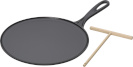 Le Creuset krepipann Cast Iron Crepe Pan, 27cm, must