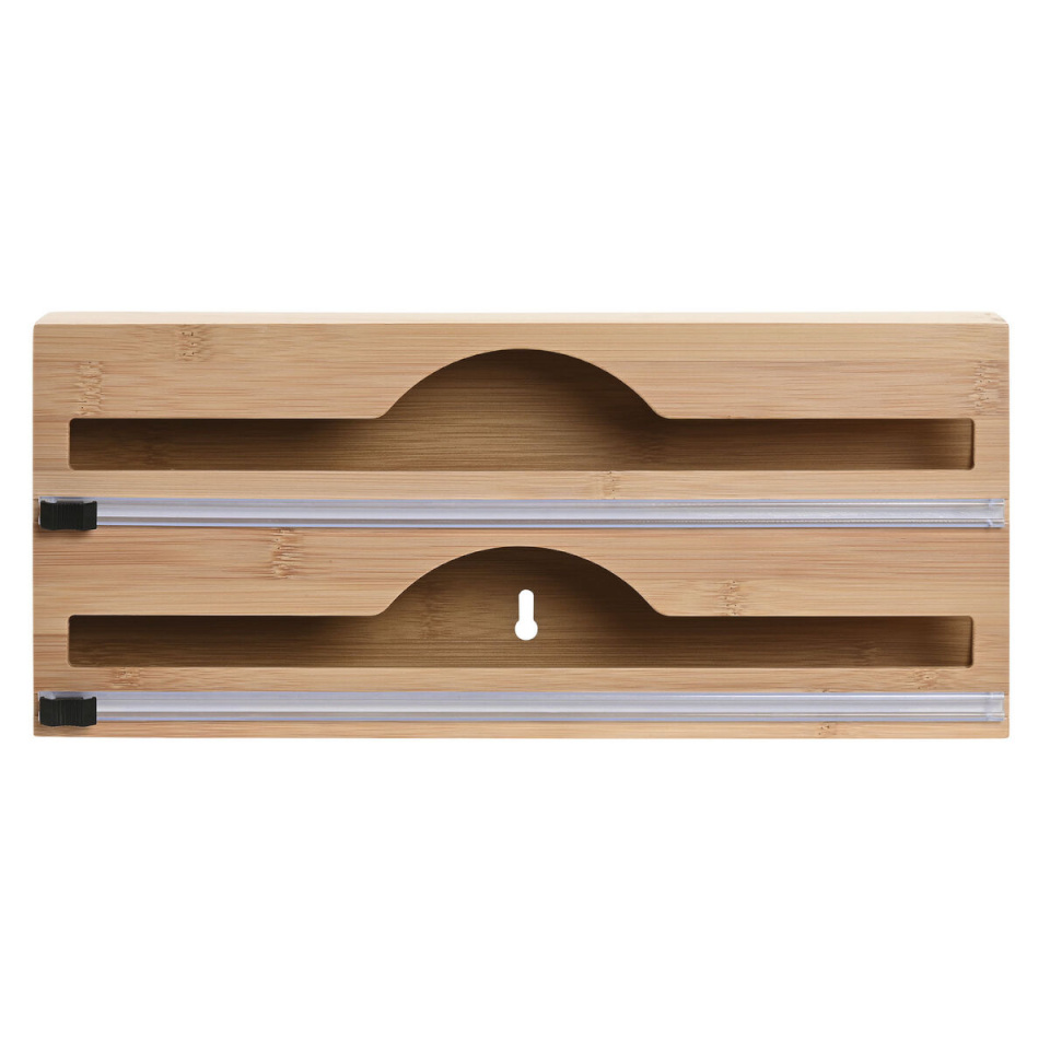 Home Esprit Köögipaberi hoidja naturaalne Bambus 33,5x7x14,5cm