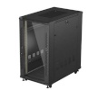 Lanberg serverikapp Wardrobe instalacyjna Rack stojąca 19" 22U 600x1000 must drzwi przeszkolne ( flat pack)
