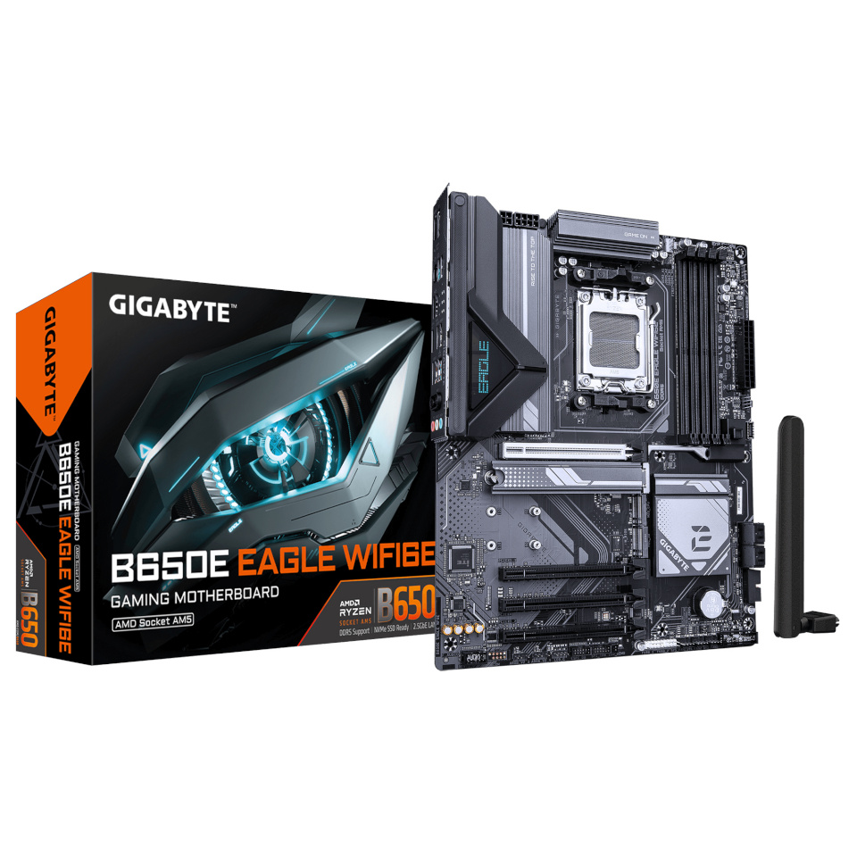 Gigabyte emaplaat B650E EAGLE WF6E (B650E,AM5,ATX,DDR5)