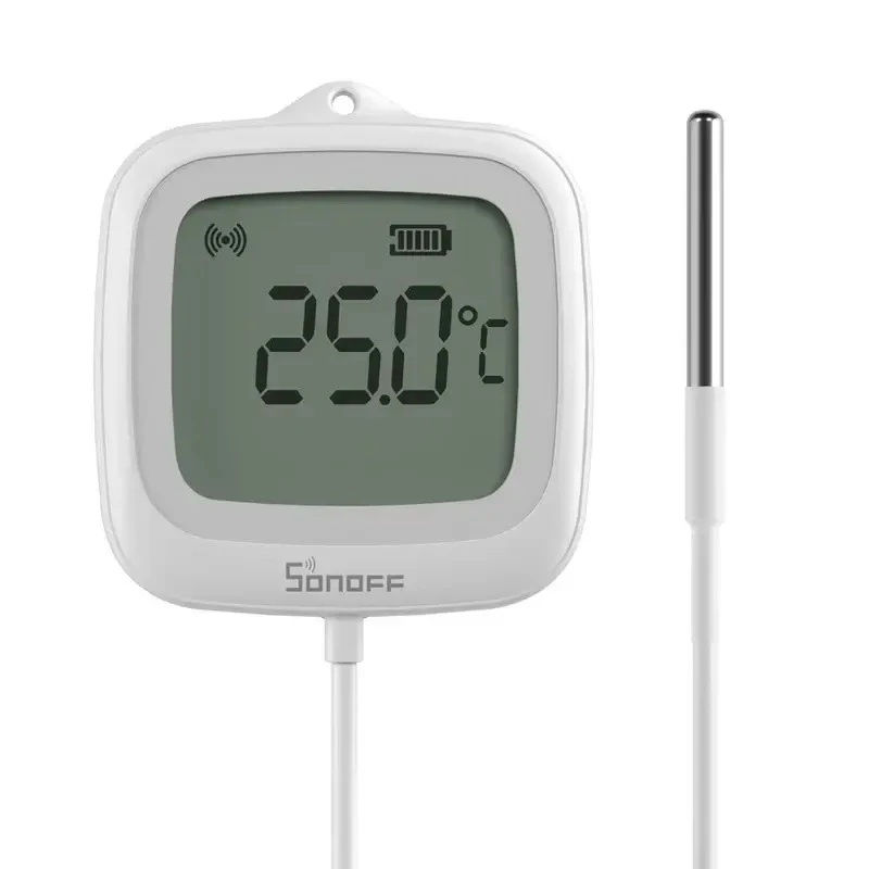 Sonoff Smart temperature sensor with external probe, ZigBee 3.0 IP65, CR2477