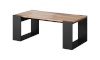 Cama Meble diivanilaud Bench/table WOOD 120x54,5x46 oak wotan + anthracite