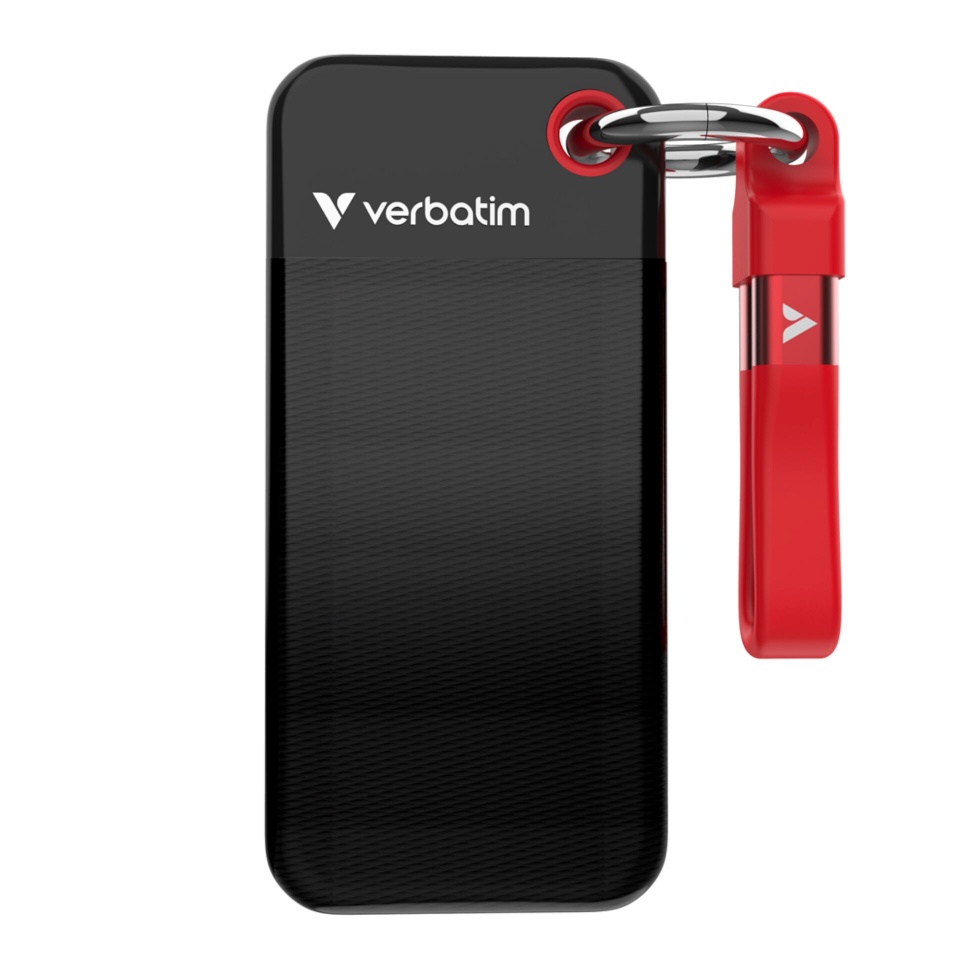 Verbatim kõvaketas Pocket SSD USB 3.2 1TB must/punane 32192