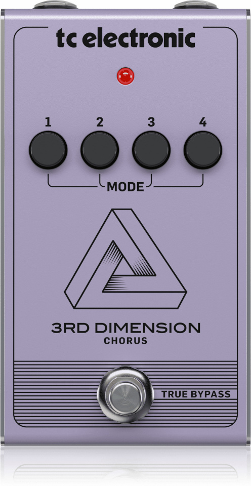 TC elektrooniline kitarripedaal 3rd Dimension Chorus Pedal