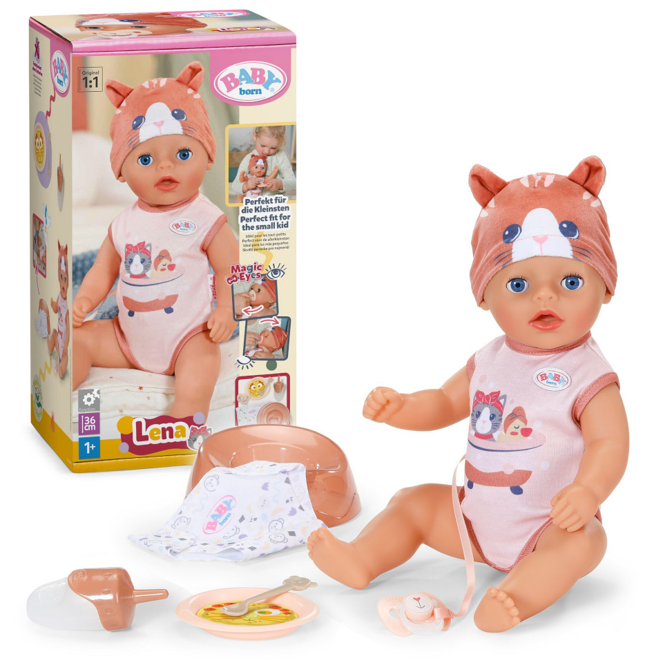 ZAPF nukuriided Zapf Baby Born Lena Katze 36cm