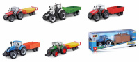 BBURAGO traktor koos treileriga, 10 cm, assortii, 18-31920