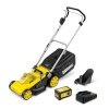 Kärcher muruniiduk LMO 3-18 Battery Lawn Mower, kollane/must