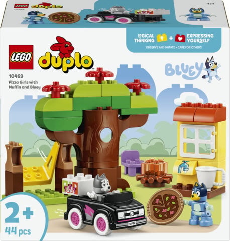 LEGO klotsid DUPLO Bluey 10469 – Muhvi ja Tuuri pitsatüdrukutena