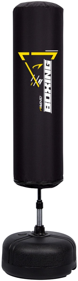 Avento poksikott inflatable stand 41BB 110x30x30cm must/kollane