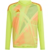 Adidas Teamwear T-särk Bramkarska lastele Tiro 24 Competition Long Sleeve Goalkeeper laimiroheline IU0294 suurus 116cm