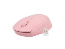 Natec hiir Stork wireless optical mouse 1600 DPI roosa