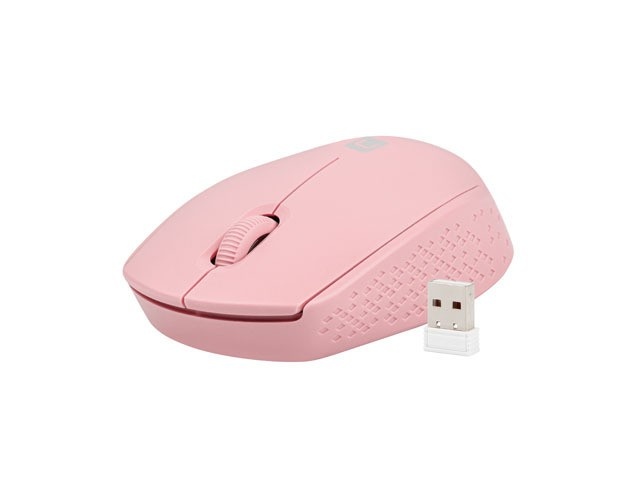 Natec hiir Stork wireless optical mouse 1600 DPI roosa