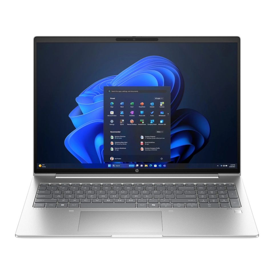 HP sülearvuti ProBook 465 G11 AMD Ryzen 5 7535U Laptop 40.6 cm 16" WUXGA 16GB RAM DDR5-SDRAM 512GB SSD Wi-Fi 6E 802.11ax Windows 11 Pro hõbedane