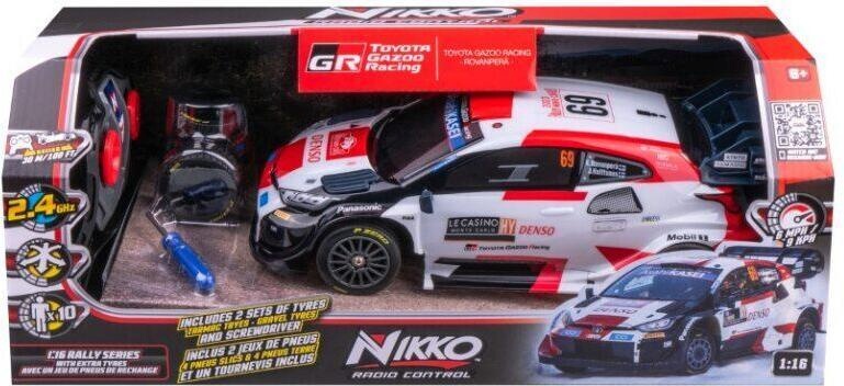 Nikko RC auto RC Toyota Gazoo Rovanperä + rehvikomplekt