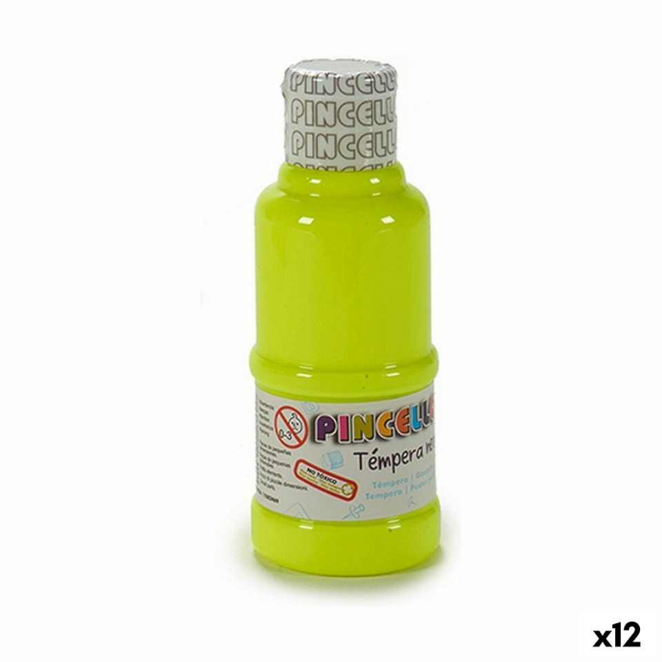 Pincello tempera Neon kollane 120ml 12tk