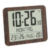 TFA lauakell 60.4518.08 Digitale Radio Clock, pruun