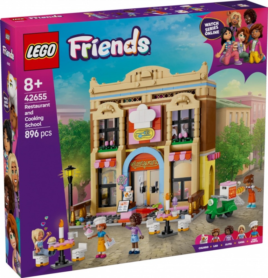 LEGO klotsid 42655 Friends Restaurant und Kochschule