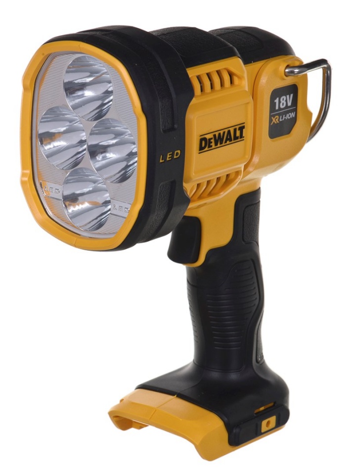 DeWalt taskulamp DCL043-XJ Work Light, LED, must/kollane