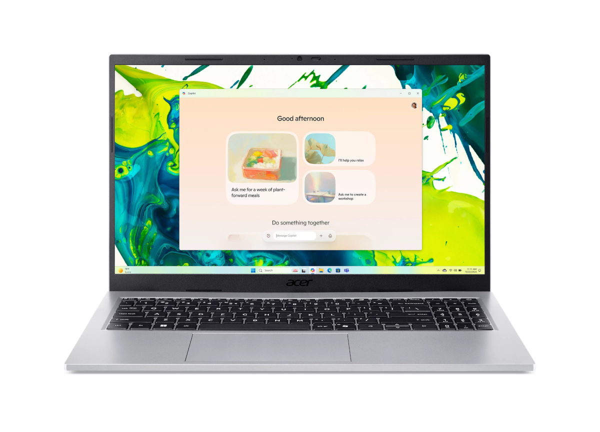 Acer sülearvuti Aspire Go 15 (AG15-72P-51YA) 15,6" Full-HD, IPS, Intel i5-120U, 16GB RAM, 512GB SSD, Windows 11