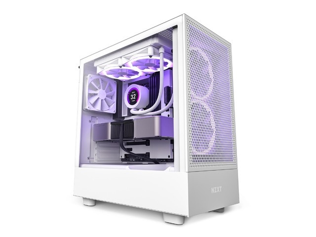 NZXT korpus H5 Flow All valge ATX CC-H51FW-01