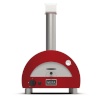Alfa Forni pitsaahi Linea Moderno Portable Pizzaofen Antique punane