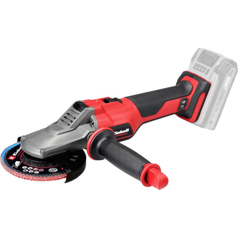 Einhell nurklihvija TP-AG 18/125 F Li BL Solo Cordless Angle Grinder, punane/must