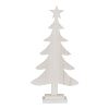 BGB Christmas Jõulupuu valge Paulownia puit 40 x 2 x 80 cm