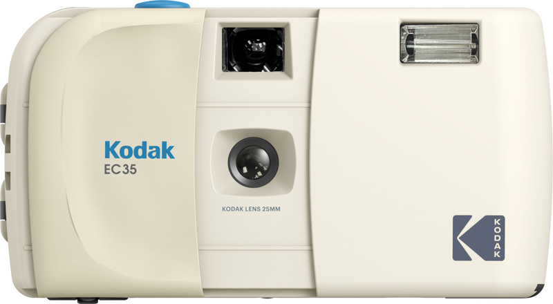 Kodak filmikaamera EC35 Vanilla White + Kodak Ultra Max 24