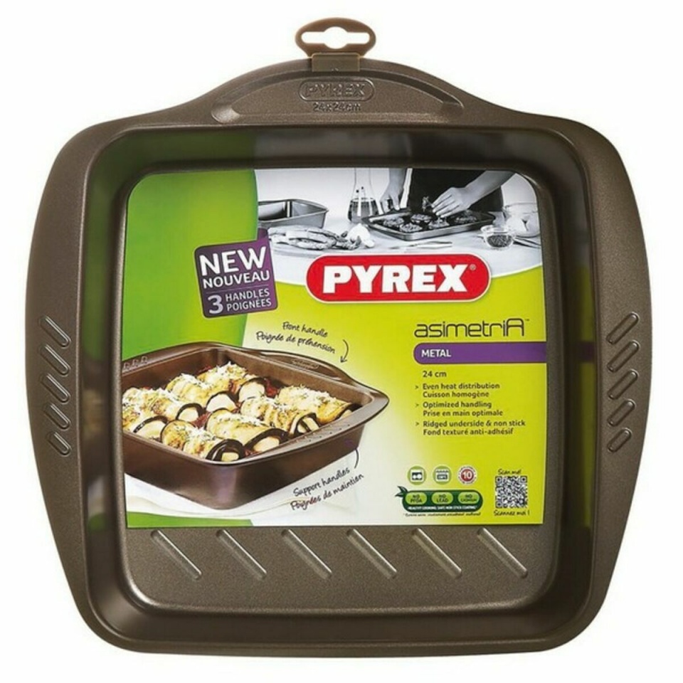Pyrex ahjuvorm pruun Metall