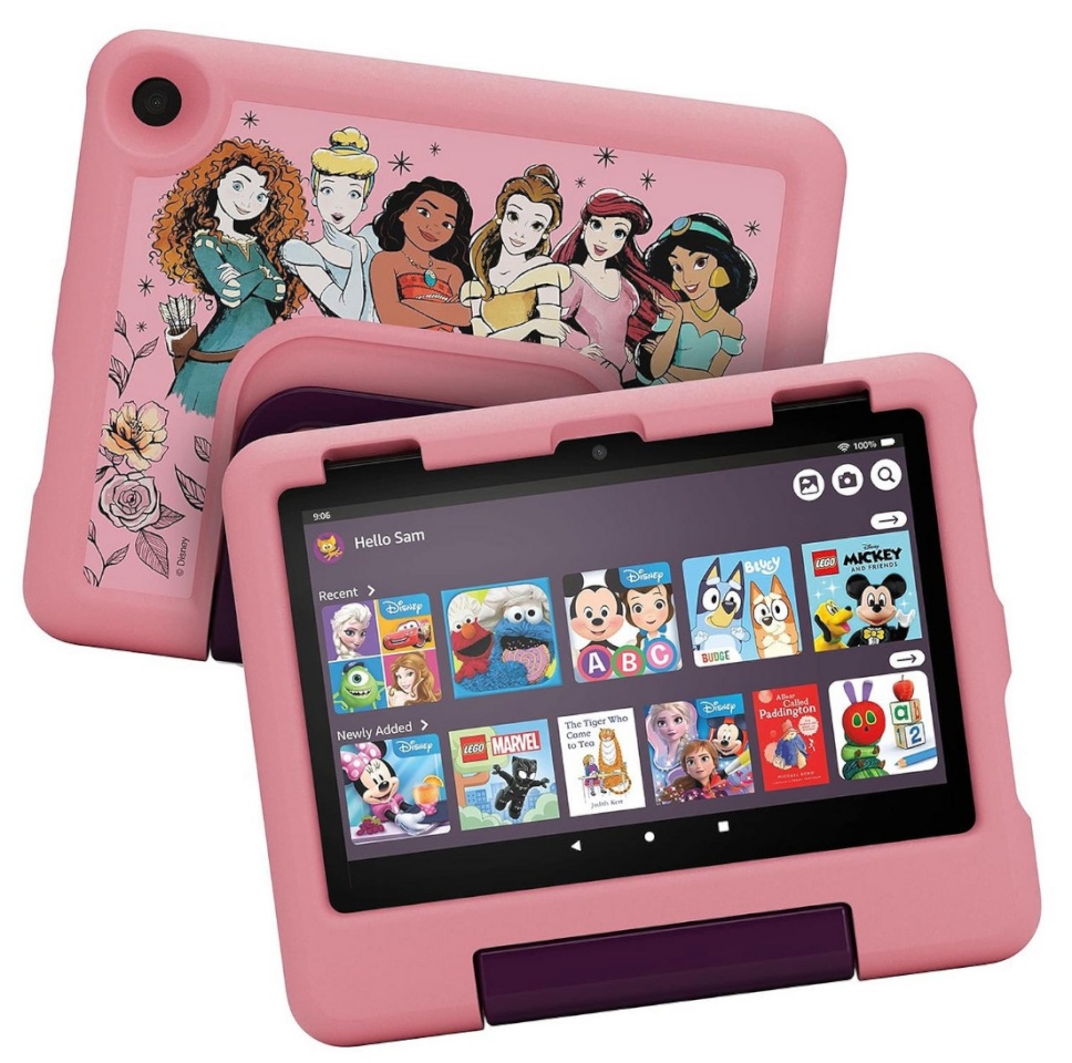 Amazon tahvelarvuti Fire HD 8 Kids (2024) 8.0", 32GB, Disney Princess, roosa