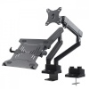 Maclean Double Stand For Monitor Notebook MC-813