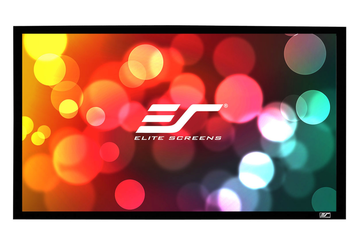 Elite Screens esitlusekraan SableFrame Series ER110WH1 110" 16:9 (Viewable Width 244cm), must