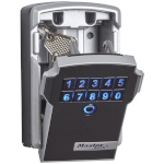 Master Lock turvakoodiga võtmekarp 5441EURD Key Safe Bluetooth, must/hall 