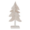 BGB Christmas Jõulupuu valge Paulownia puit 29 x 12 x 62 cm