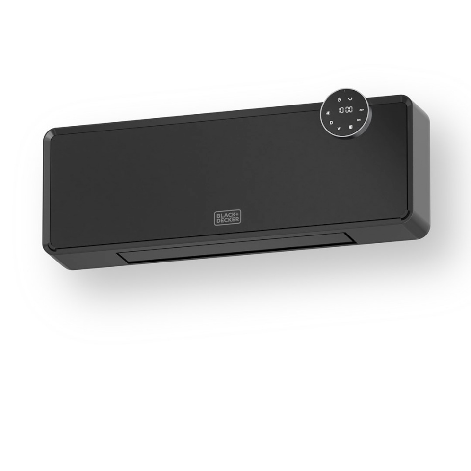 Black+Decker seinakütteseade BXWSH2001E Wall Heater, must