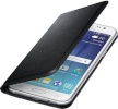 Samsung Galaxy J5 kaitseümbris Flip Wallet Cover, must