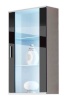 Cama Meble vitriinkapp hanging display cabinet SOHO valge/must läikega