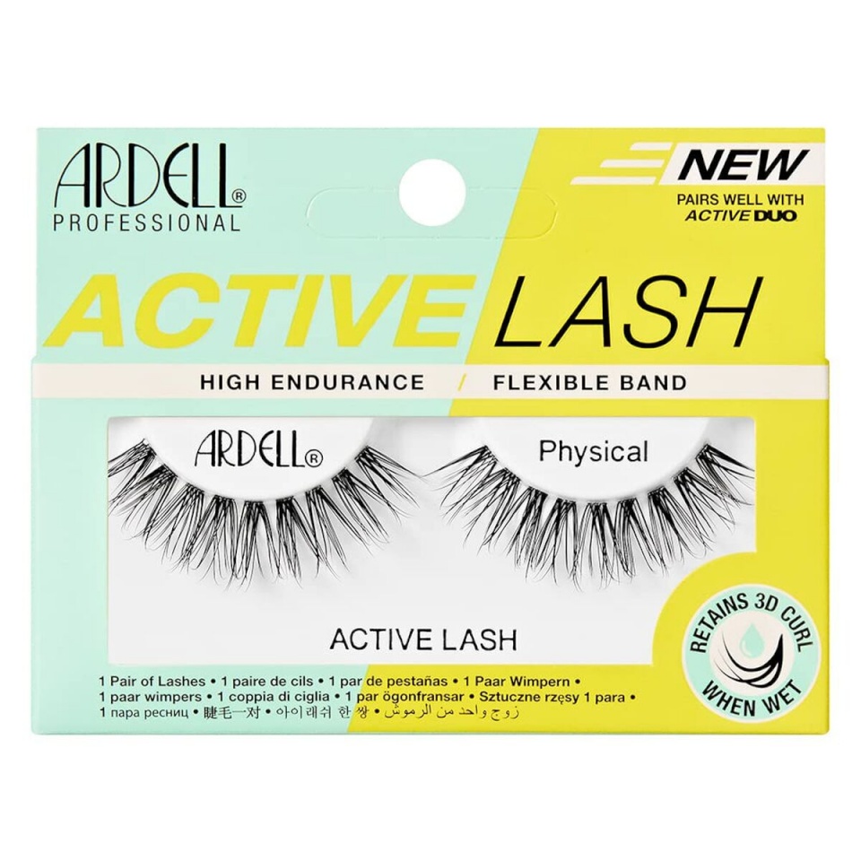 Ardell kunstripsmed Active Lash Physical 1tk, Black, naistele