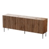 Cama Meble puhvetkapp JUNGLE chest 190x40,5x74,5 oak wotan + must legs