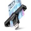 AXAGON ID kaardilugeja CRE-SMPA USB Smart Card Reader / ID Reader