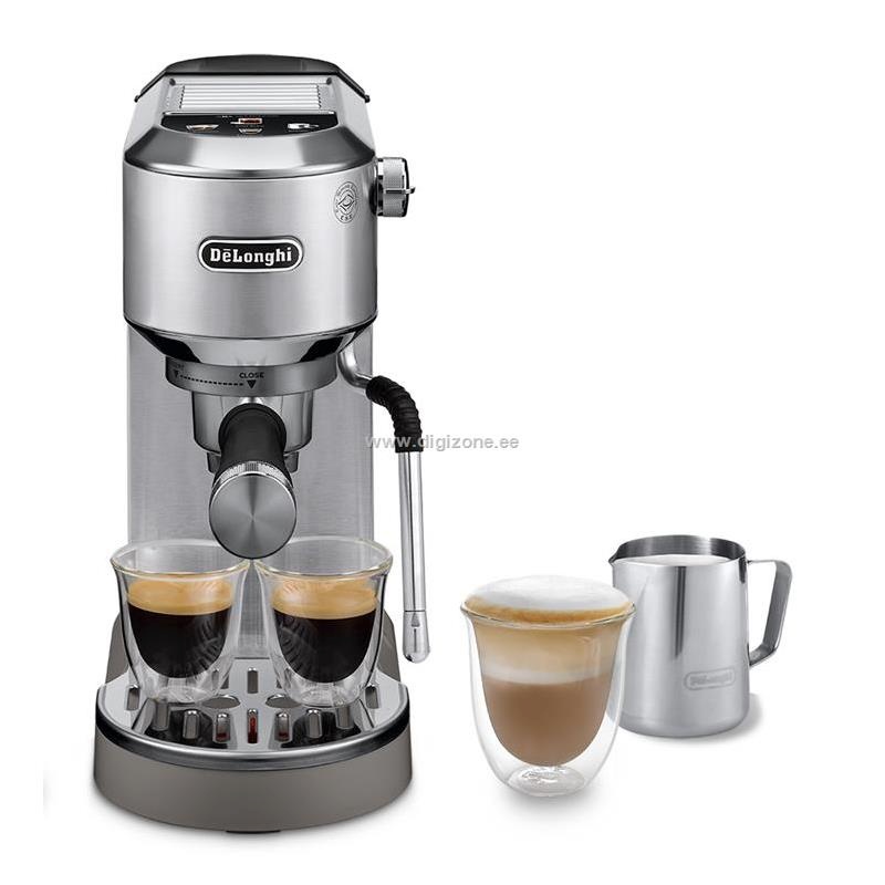 Delonghi espressomasin Dedica Duo Manual Espresso Machine, hõbedane