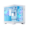 Chieftec korpus Visio GM-30W-TG-OP (valge, Tempered Glass x 2)