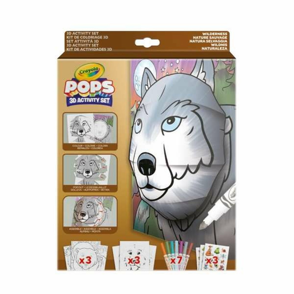 Crayola käsitöömäng 3D Color Pops Mystical Loodus
