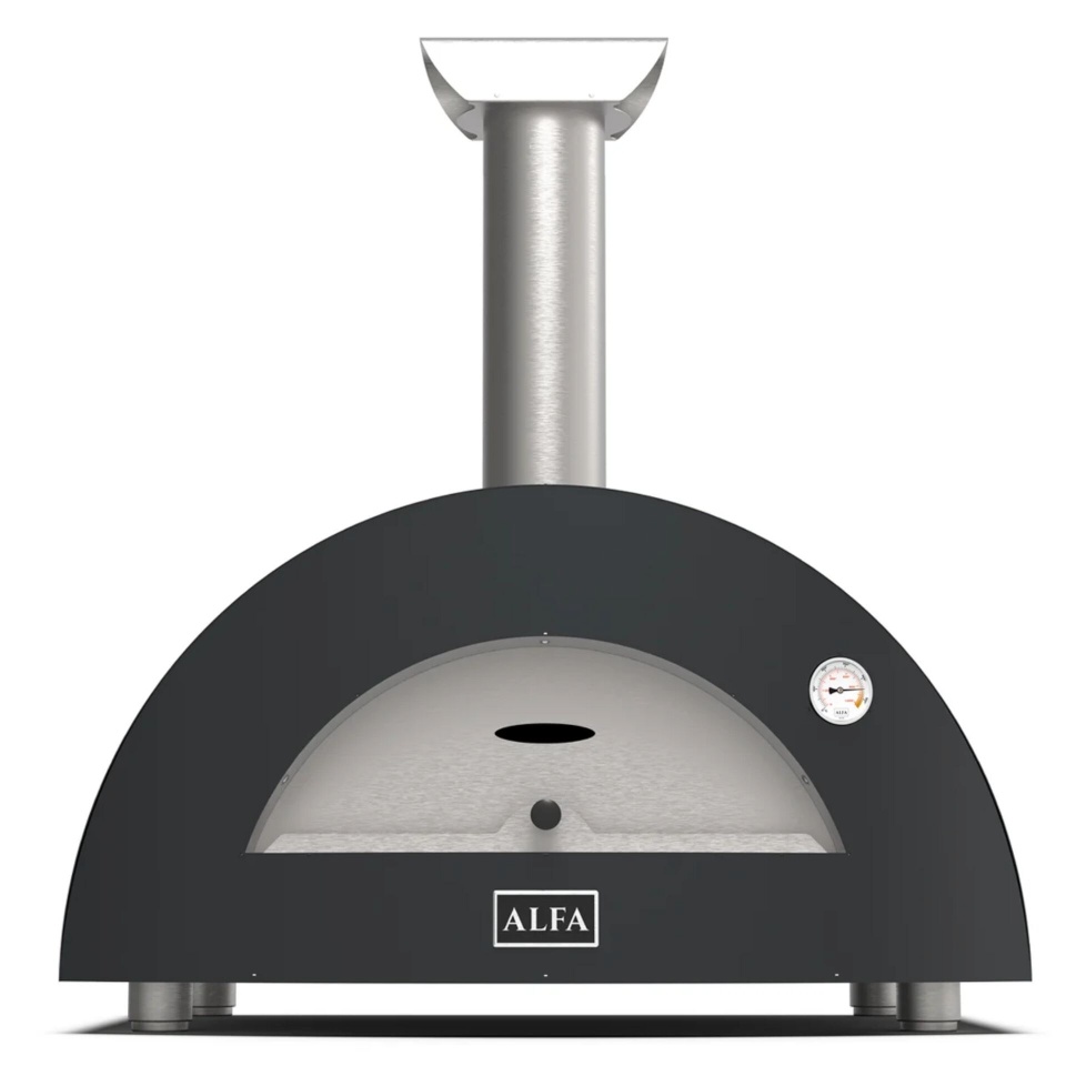 Alfa Forni pitsaahi Moderno 2 Pizze Hybrid-Pizzaofen Ardesia hall