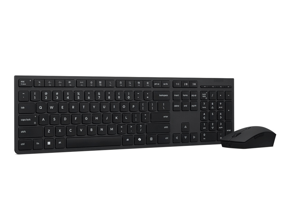 Lenovo klaviatuur Professional Wireless Rechargeable Combo Keyboard and Mouse | Keyboard and Mouse Set | Wireless | Mouse included | Estonian | Bluetooth | hall