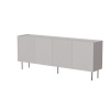 Cama Meble puhvetkapp LUCCA 4D chest of drawers 200x40x80 cashmere