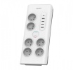 Philips pikendusjuhe Surge protector 6 sockets AC Fr 40W, 2 m